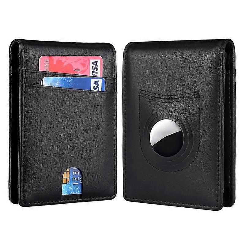 D0LF Wallet Card Holder Compatible with AirTag Slim Bifold Short Wallets Cards Case