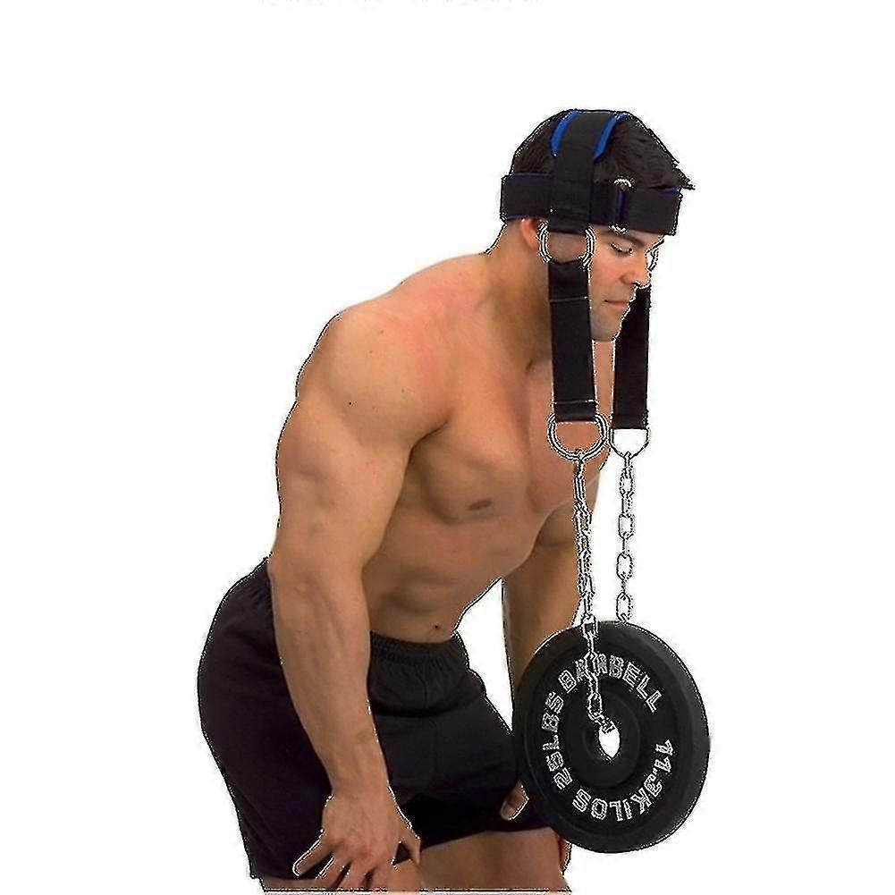 ראש רתמה רצועת תרגיל סטרנג עם שרשרת מתכווננת צוואר חגורת אימון כוח חדר כושר כושר tw