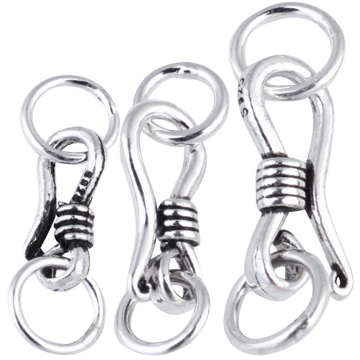 3 kpl metalli s koukut vaihto korut lukot havainnot korut tiibetiläinen koukku s koukku lukot korut