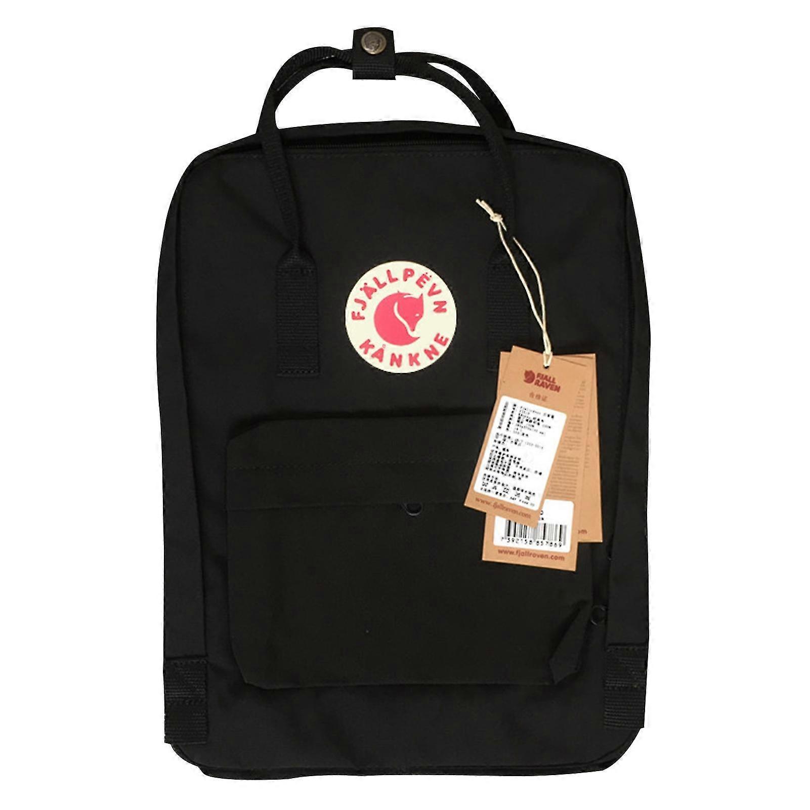 Frauen Männer Wasserdichter täglicher Outdoor-Rucksack mit großem Fassungsvermögen und oberem Griff Schwarz