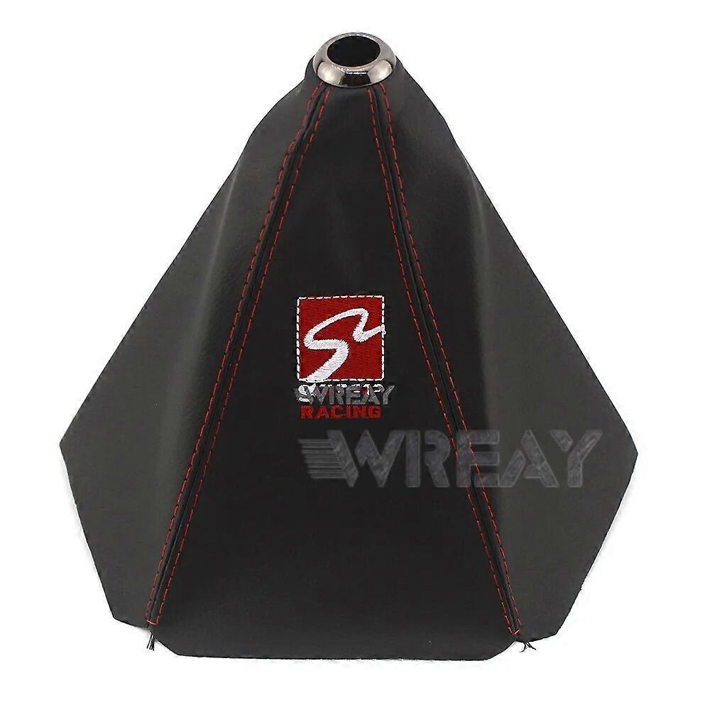 TYPE-R SPOON Mugen Universal PU nahkainen vaihdekeppi säärystin auton vaihdevipu auton vaihdekepin nuppi tavaratilan pölysuojus Honda Ci: lle