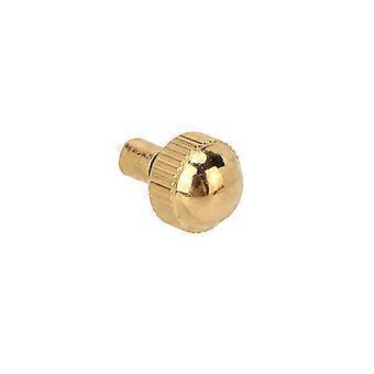 5pcs Watch Crown Spare Parts Steel Quartz Mechanical Watch Head Replacement Accessories Golden3mm / 0.12in