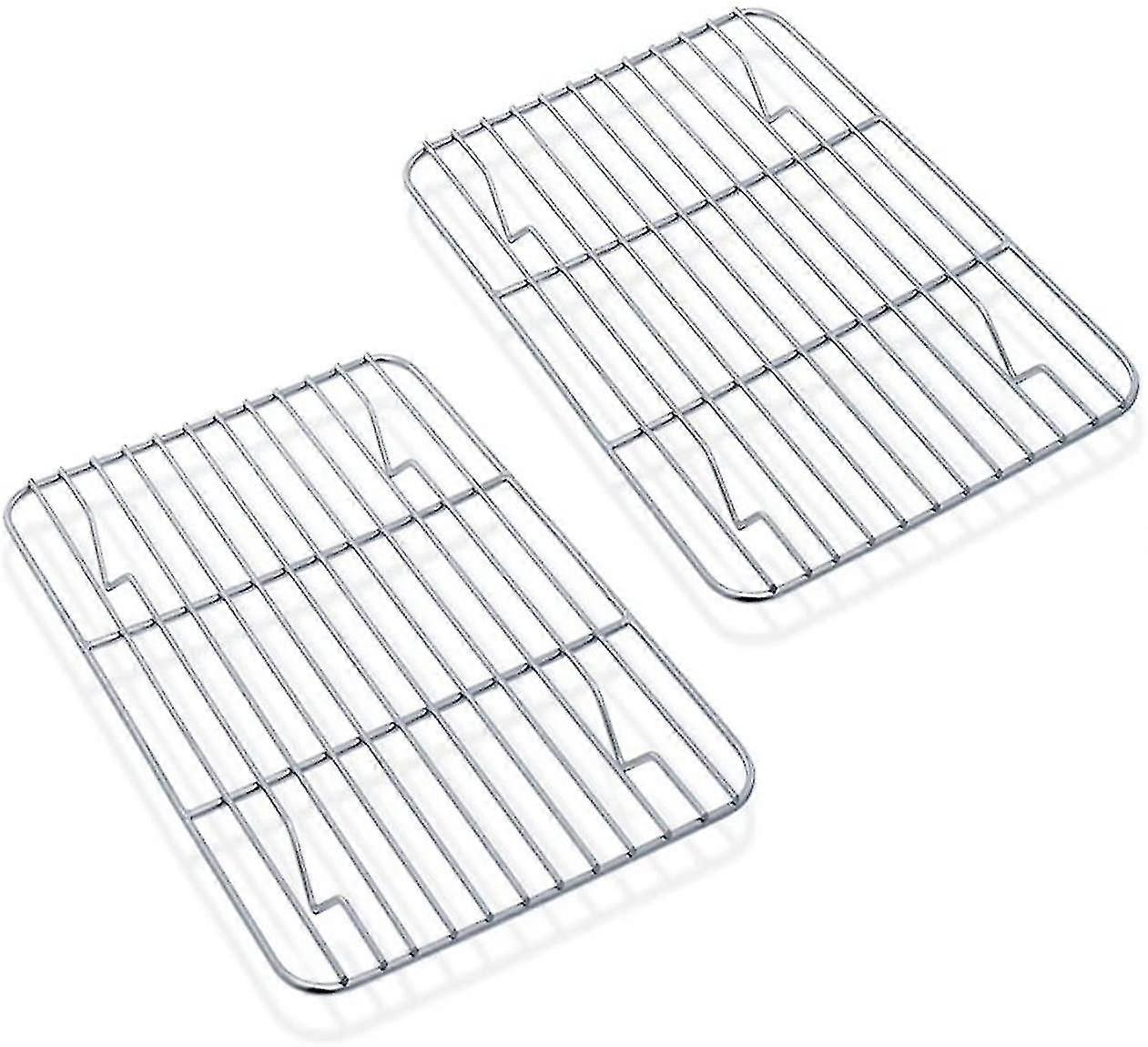 2 Pieces Of Grillage, Cooling Grid, Rectangular Wire Rack, Baking Grid