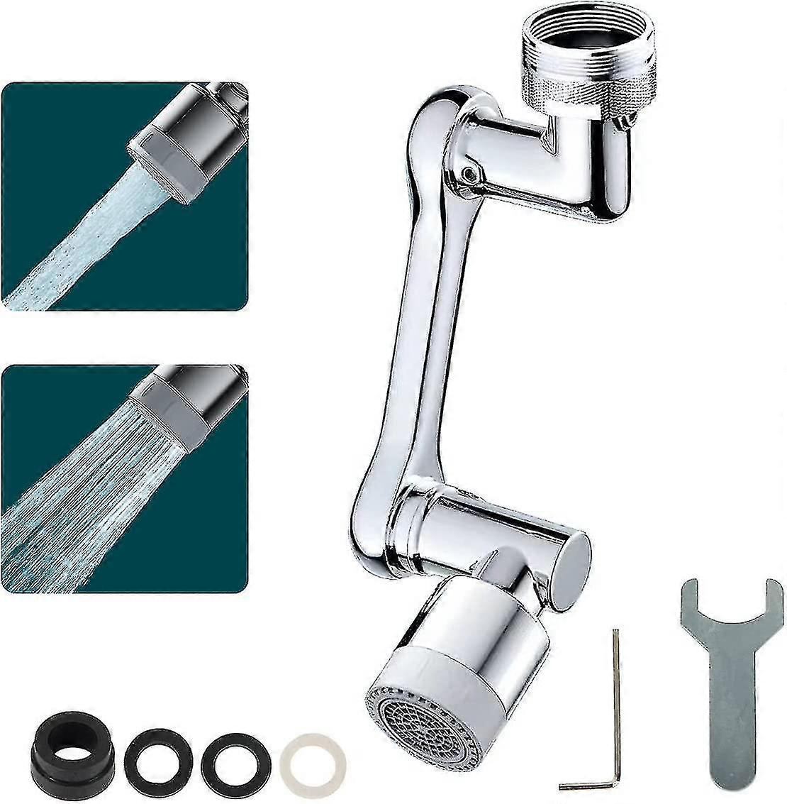 Universal Antisplash Filter Faucet, 1080 Degree Rotation Filter Faucet, Splash Filter Faucet, Adjustable Kitchen Filter Faucet, Oxygen Enriched Foam