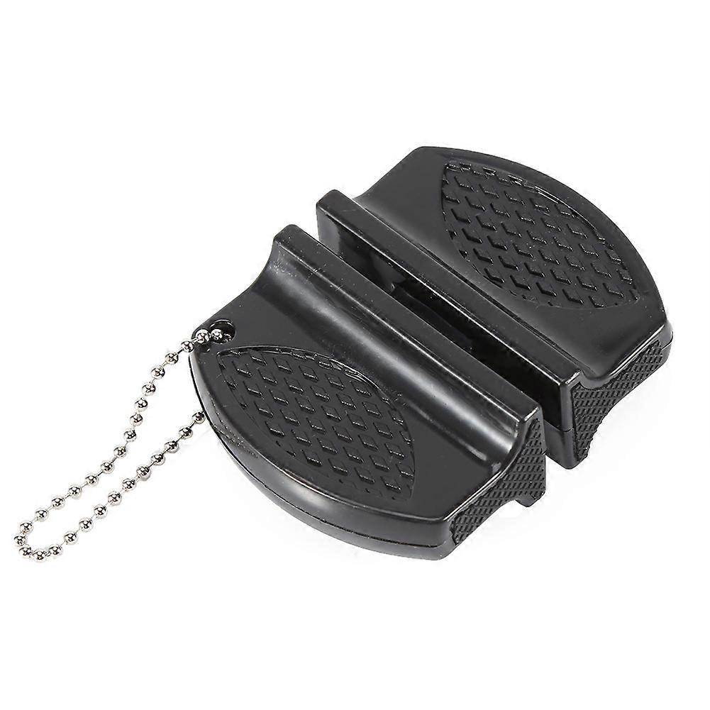 Mini Multi function Portable Quick Knife Sharpeners Sharpening Stone Kitchen Accessories Black