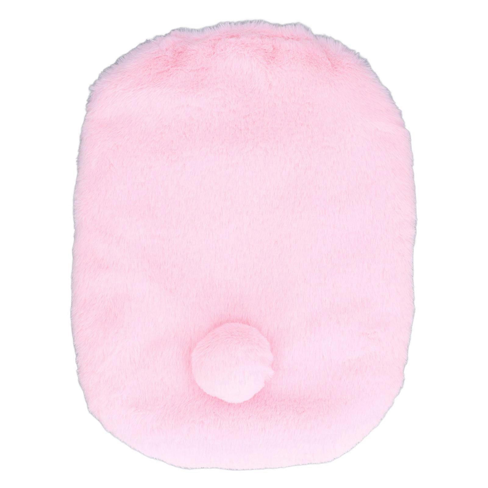 Soft and Warm Plush Pet Mat, Large Cat Safety Mat, Ideal for Sleeping, Relaxing and Playing, Pink, Size S