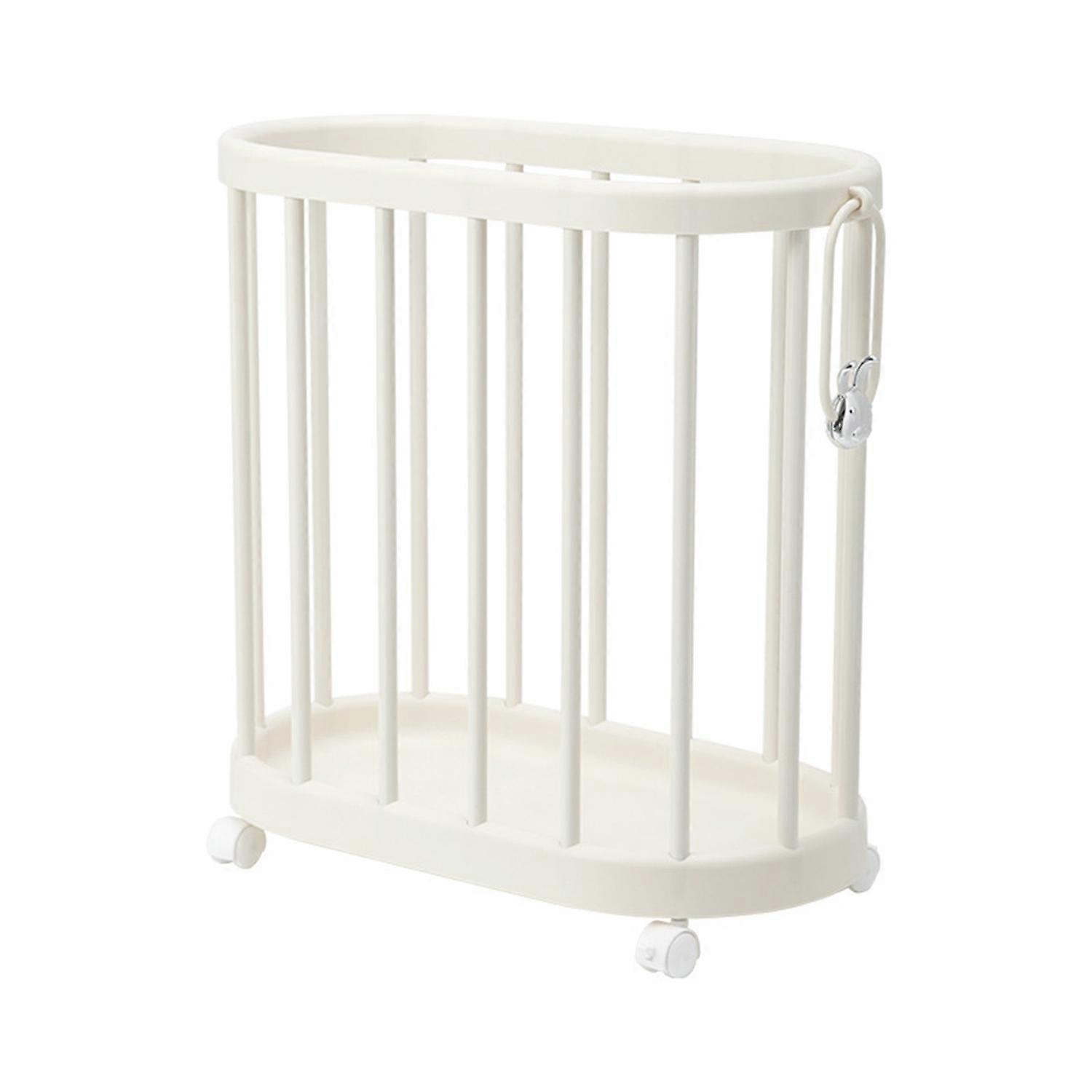 Dirty Clothes Basket with Wheels Large Capacity Moisture-Proof Versatile Slim Clothes Hamper