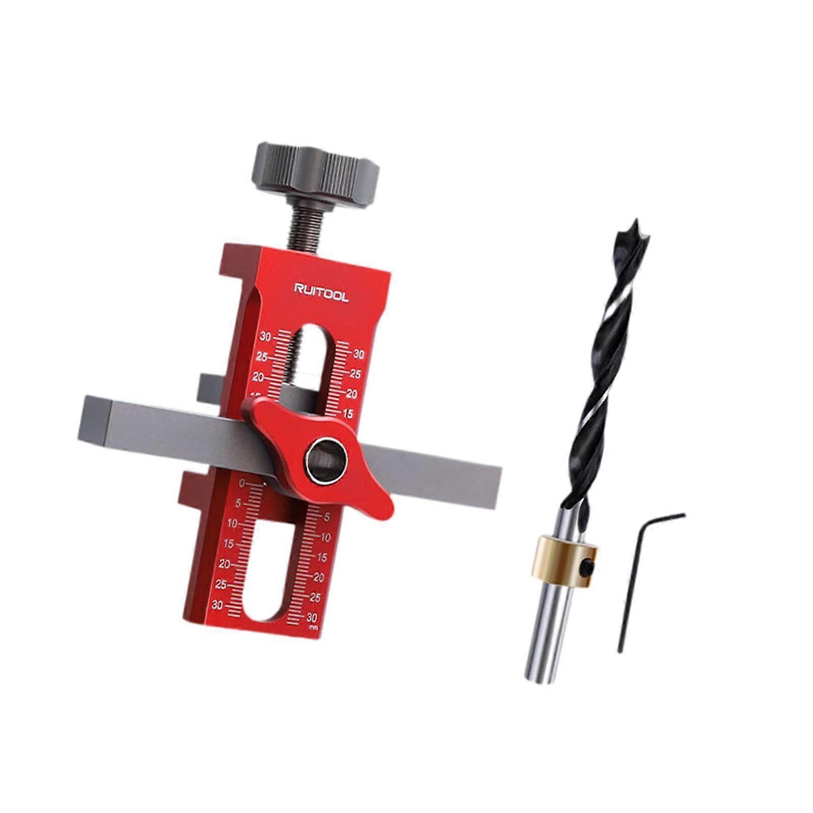 Skap Dørmontering Maskinvarejigg Solid for møbelprosjekter Aluminiumslegering Stil A