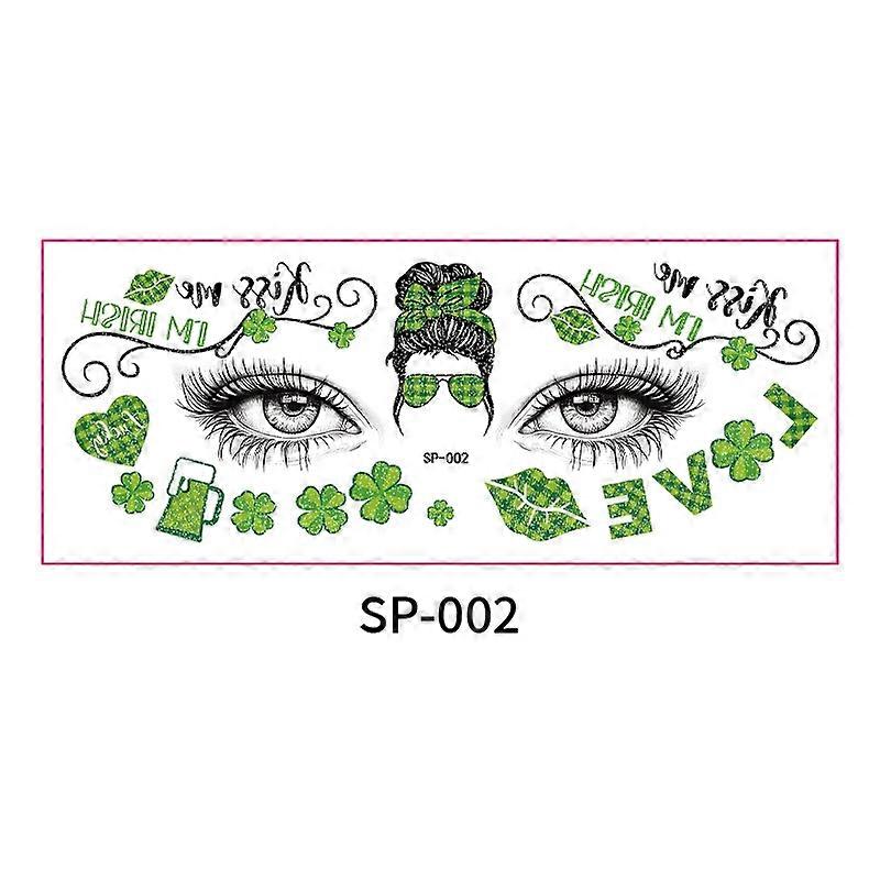 Irish Festival Waterproof Face Decal(20 Sheets)