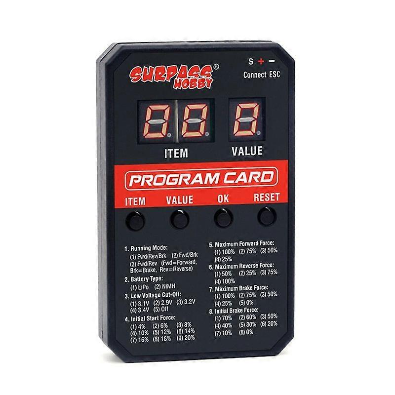 V2 LED Program Card RC Car for 50A/60A/ 80A/90A/110A/130A/160A Brushless ESC Electronic Speed Controller RC Car