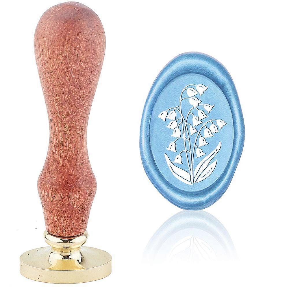 Wax Seal Stamp Set Sealing Wax Stamp Solid Brass Head Wood Handle Retro Brass Stamp Kit Removable for Envelopes Invitations Gift Card Leaf Pattern 9x