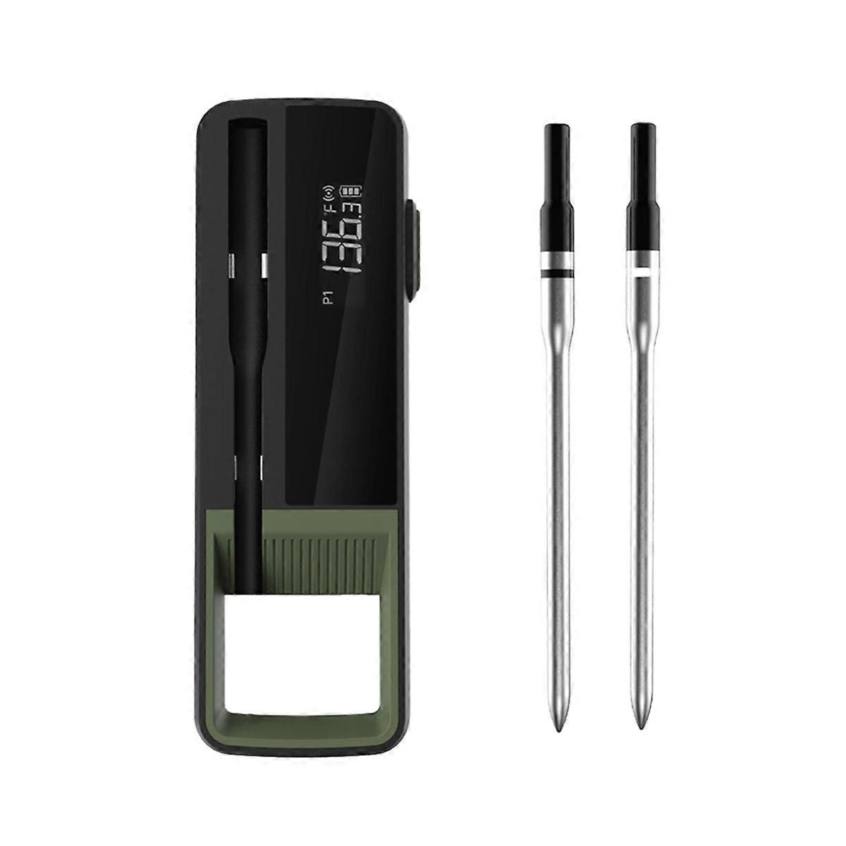 Wireless Food Meat Thermometer Smart Digital Bluetooth BBQ Thermometer for Kitchen Cooking Oven Gri