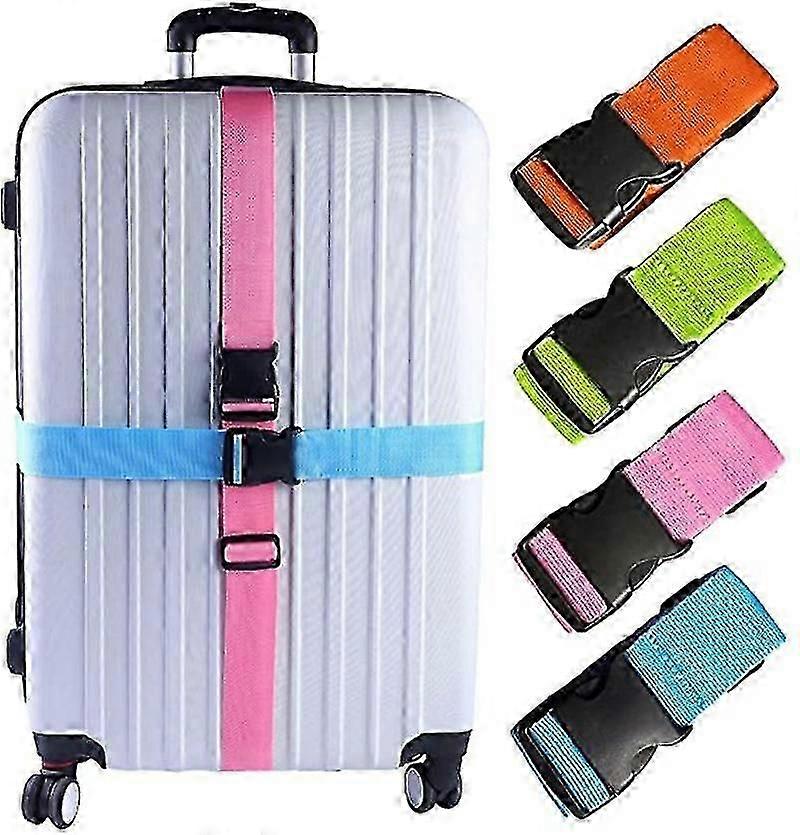 2er-Pack 74" X 2" Gepäckgurt Kofferbreite verstellbar Packgurt Reisezubehör