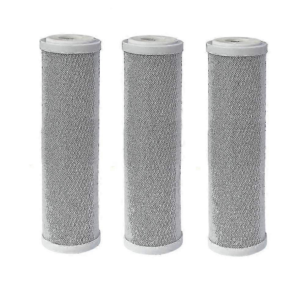 3pcs 10 pouces Cto Filtre à eau à charbon actif, filtre à eau, filtre à eau L’eau Éliminer le chlore