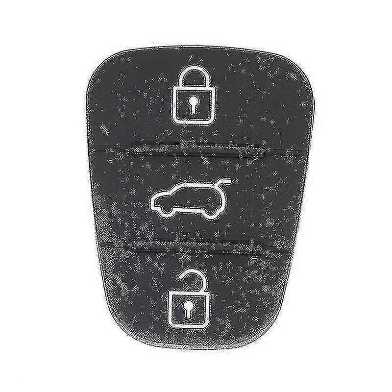 Silicone 3 Button Key Pad Shell Replacement Key For Hyundai Kia Auto Keys Partd