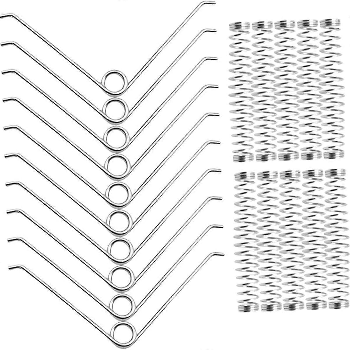 20pcs Pruning Parts Metal Pruning Shear Springs Silver Tree Pruner Spring Garden Pruner Spring