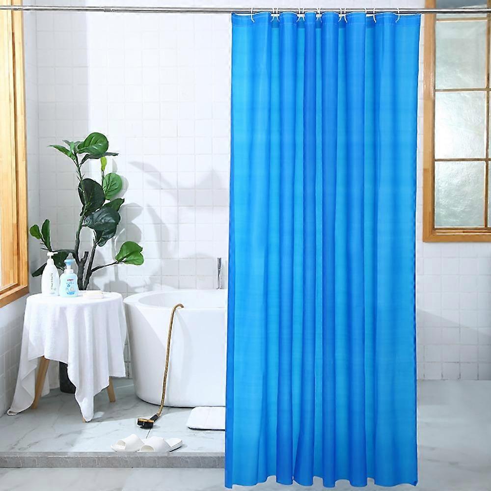 Thickened PEVA Solid Color Waterproof Bathroom Curtain Shower Curtain Mildew Proof