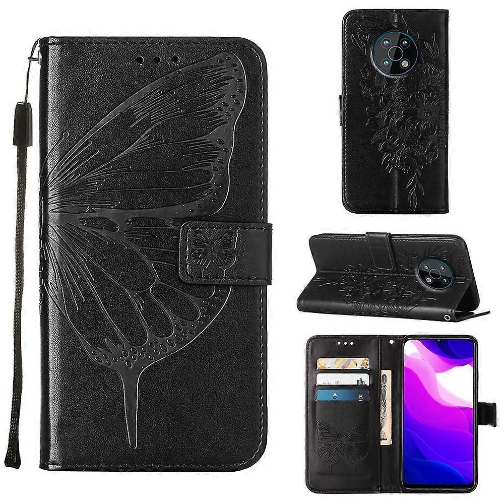 For Nokia G50 Embossed Butterfly Leather Phone Case