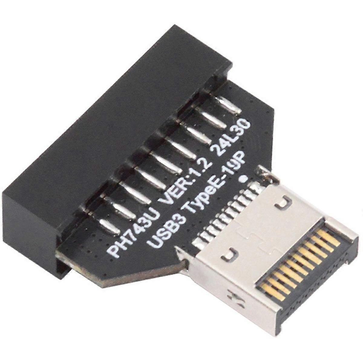 AS UC-141-TC005 Type-E IDC Socket USB 3.1 Front Panel Header to USB 3.0 20Pin Header Extension Adapt