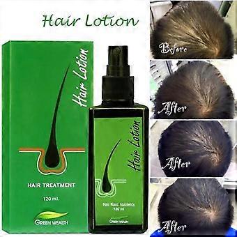 120ml Hair Lotion Green Wealth Growth Root Hair Loss Sideburns Treatment