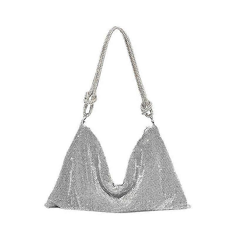 Luxury Handbag with Diamond Inlay for Evening Party