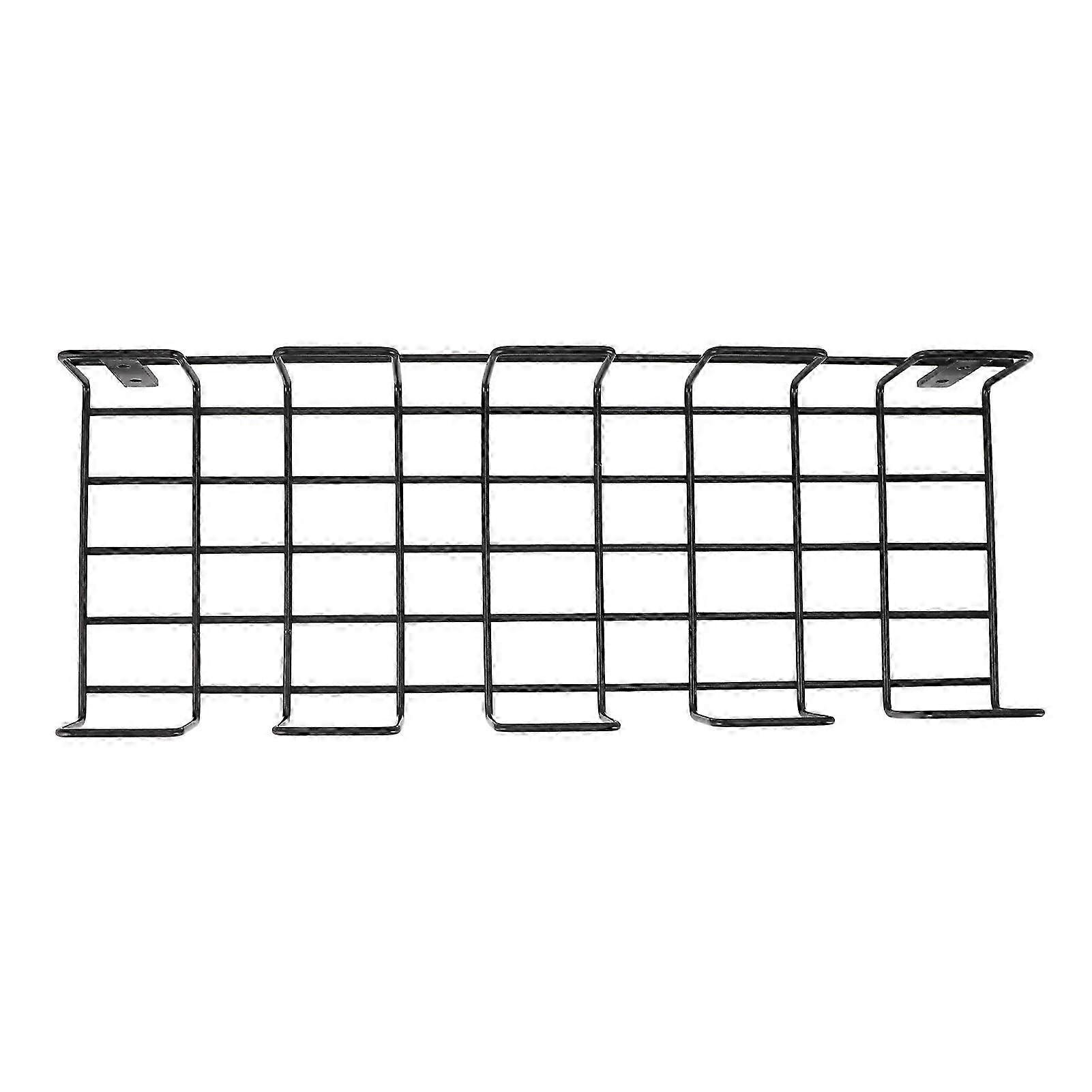 Garden Tool Rack Space Saving Wall Mounted Metal Garden Gadget Organizer Shelf for Small Hose Factory Material f74