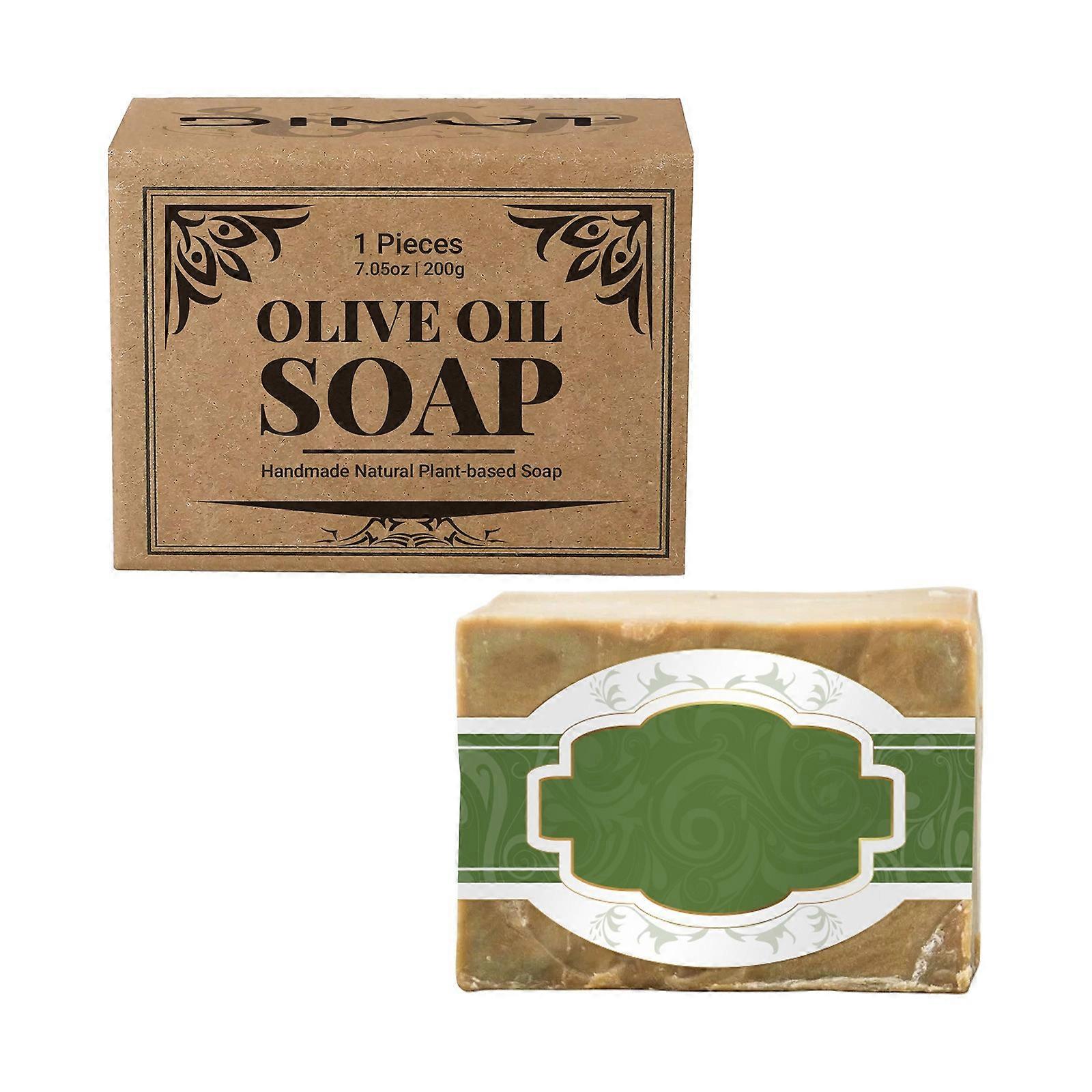 Le savon à l’huile d’olive éclaircit l’huile enlève nettoie le visage et procure un savon de douche rafraîchissant 200g