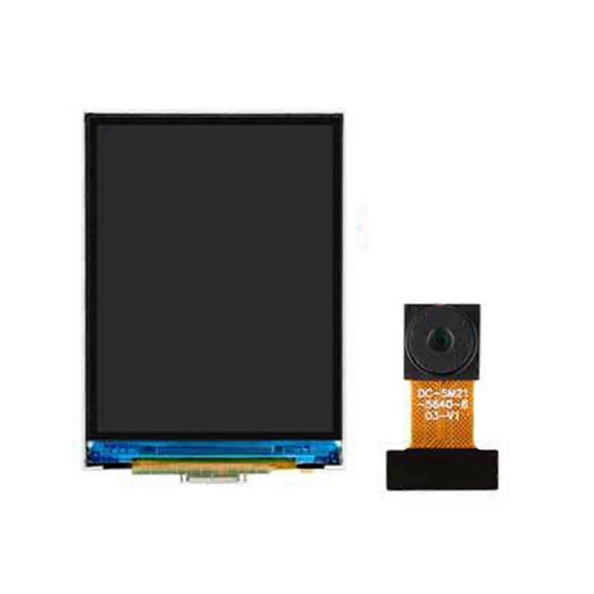 ESP32 S3 LCD Camera Development Board with 2-Inch Display OV5640-5MP Camera QMI8658 Sensor for No Touch