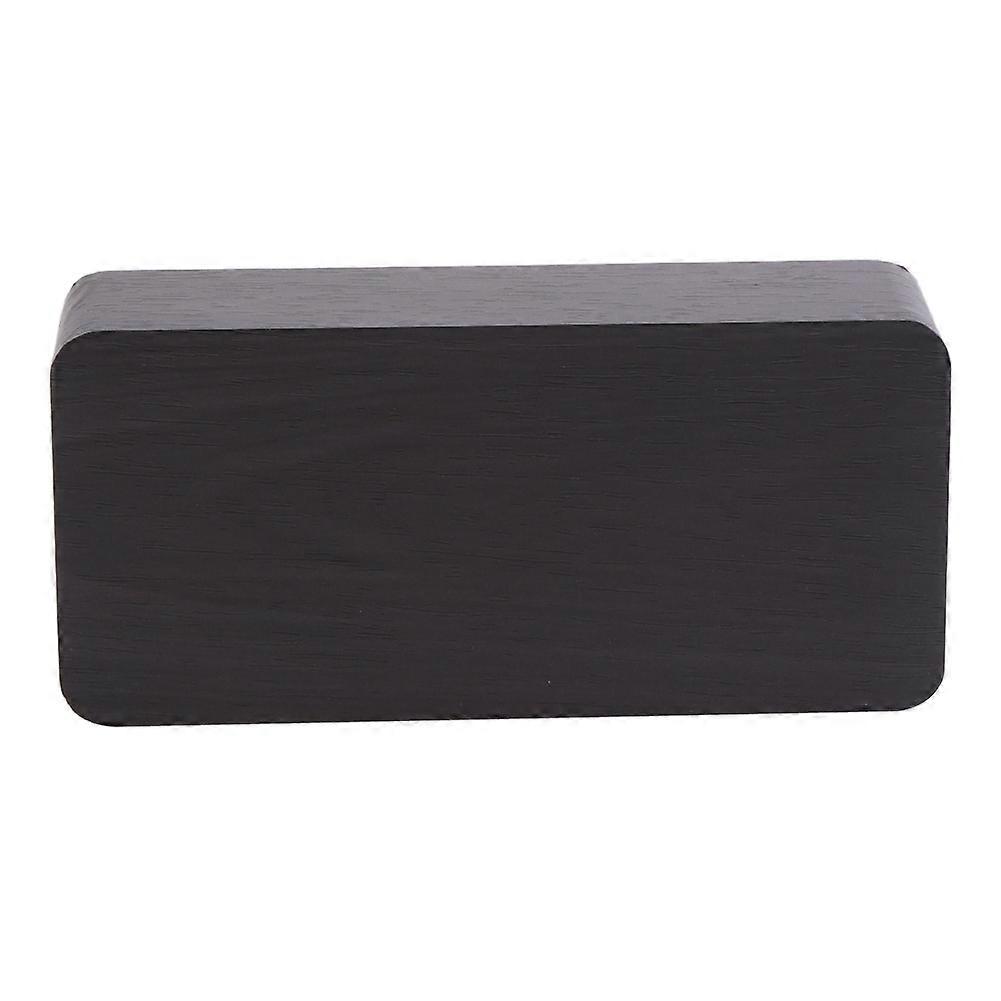 Electronic Digital Wooden LED Alarm Clock with Sound Control and Temperature Display for Desktop Use