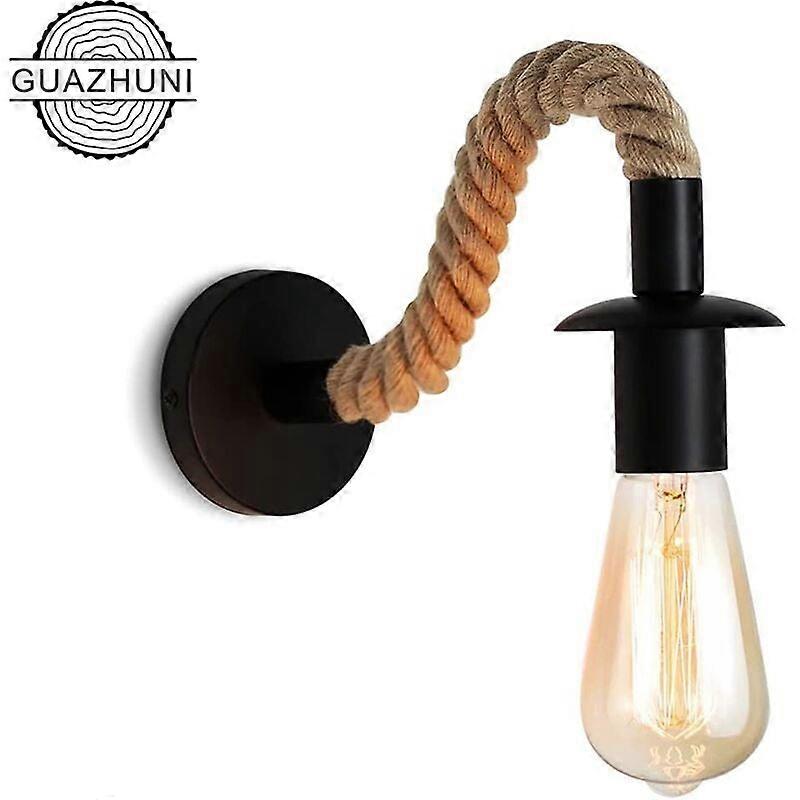 Loft Style Wall Light, Retro Hemp Rope With Wide Application