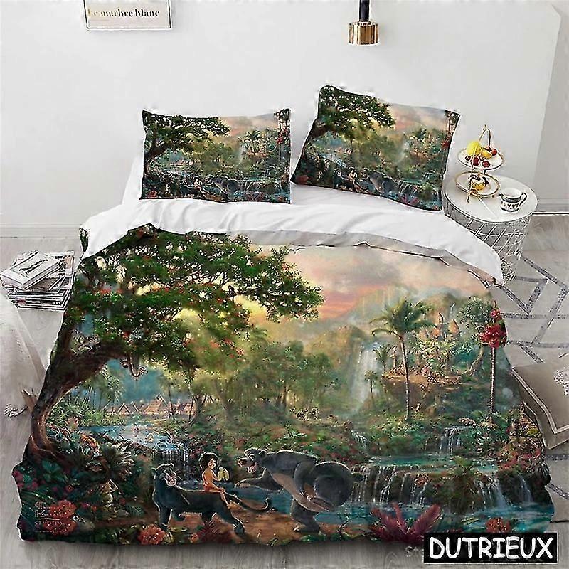 y990 Bed Sheets  Animation "The Lion King" Series Princess Comforter Set Gift Soft Home Textile Polyester 3D Digital Printing Kids Bed Sheets vvb990