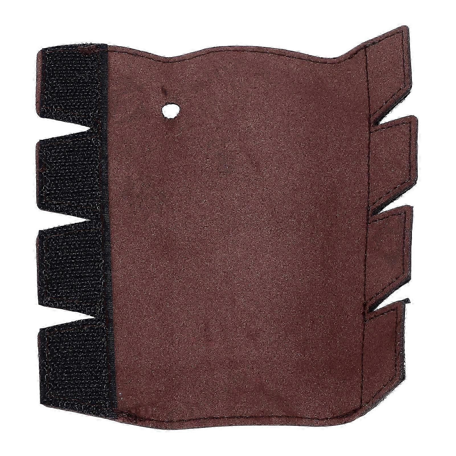 Cor Français Garde De Main En Cuir Anti Slip Protecteur Poignée Wrap Coussin Pour La Main Housse Instrument Accessoire Marron