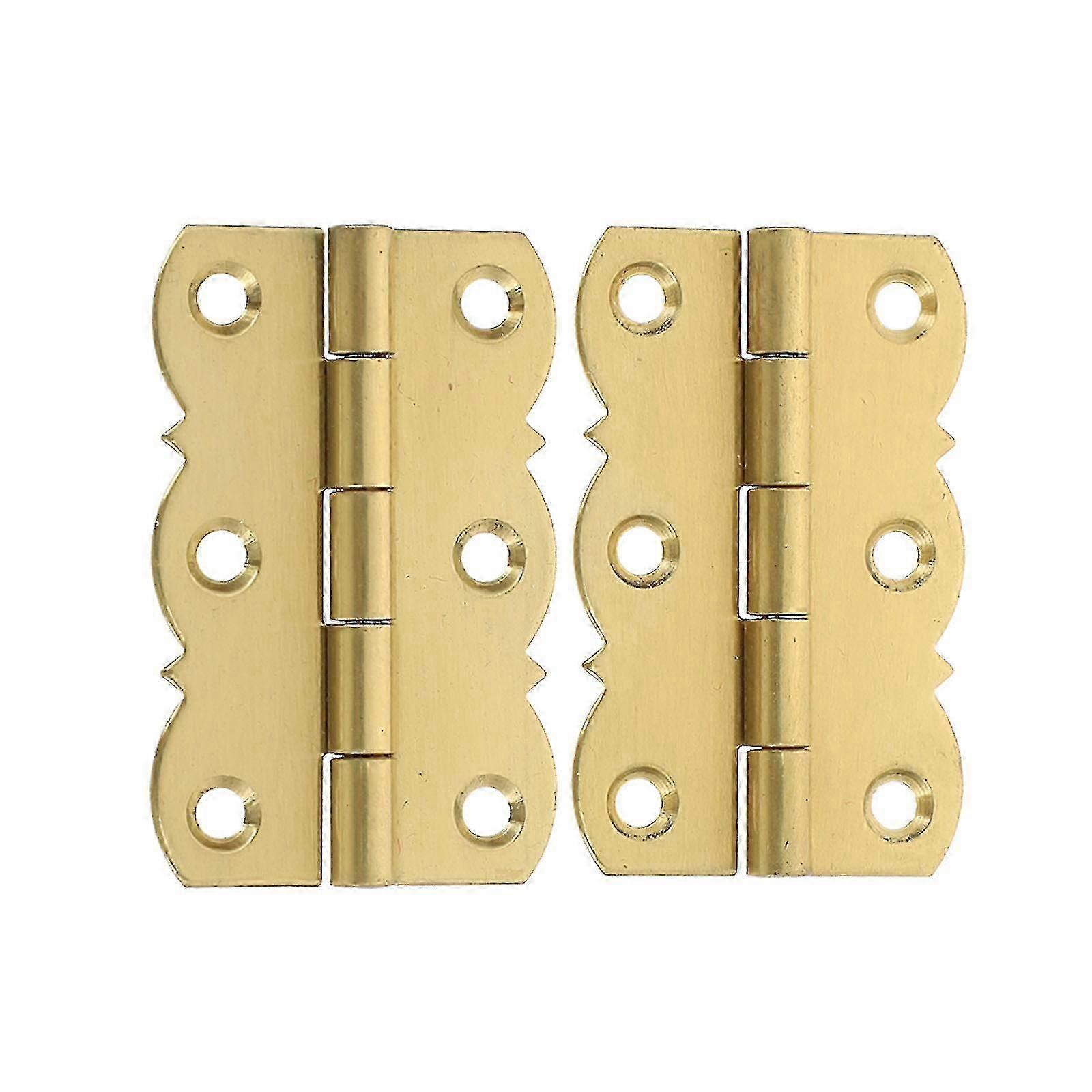 2pcs Rustproof Brass Hinges for Piano Multipurpose & Durable