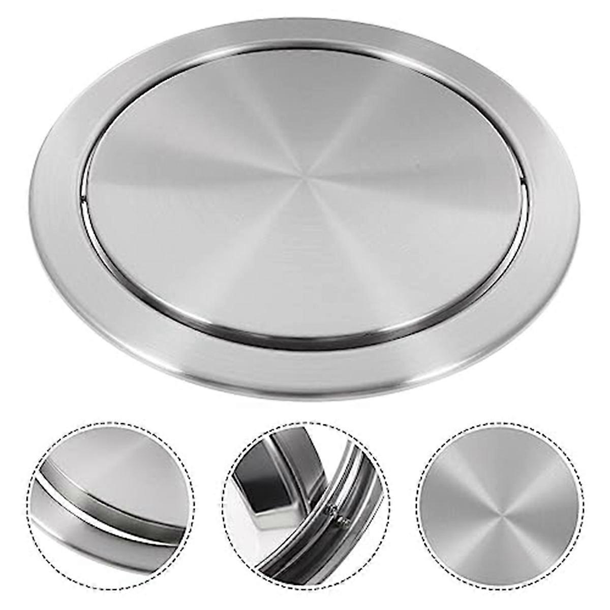 Trash Can Lid Simple Trash Round Cover for Kitchen Bathroom Office
