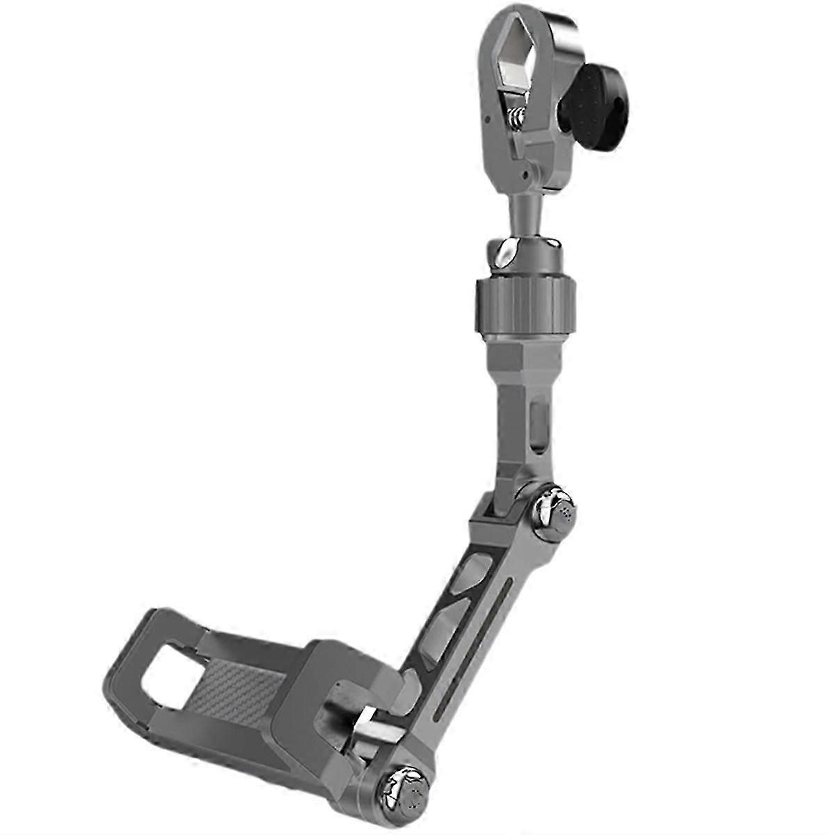 Car High Quality Aluminum Alloy Bracket, Universal Multi-Angle Adjustable Rearview Mirror Mobile Ph