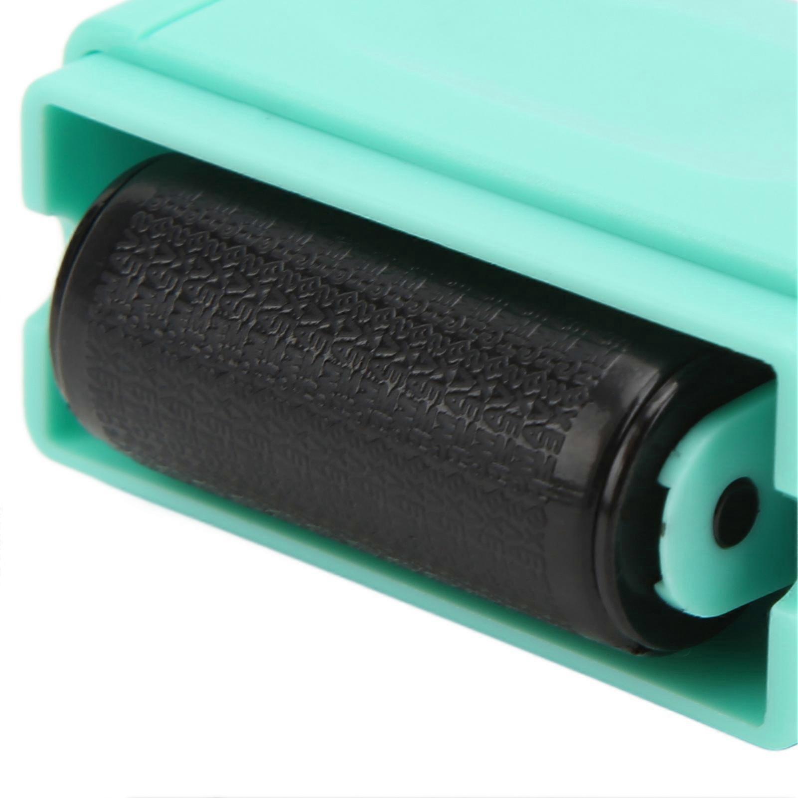 Confidential stamp, photosensitive roller, detachable window, small body, identity protection, green