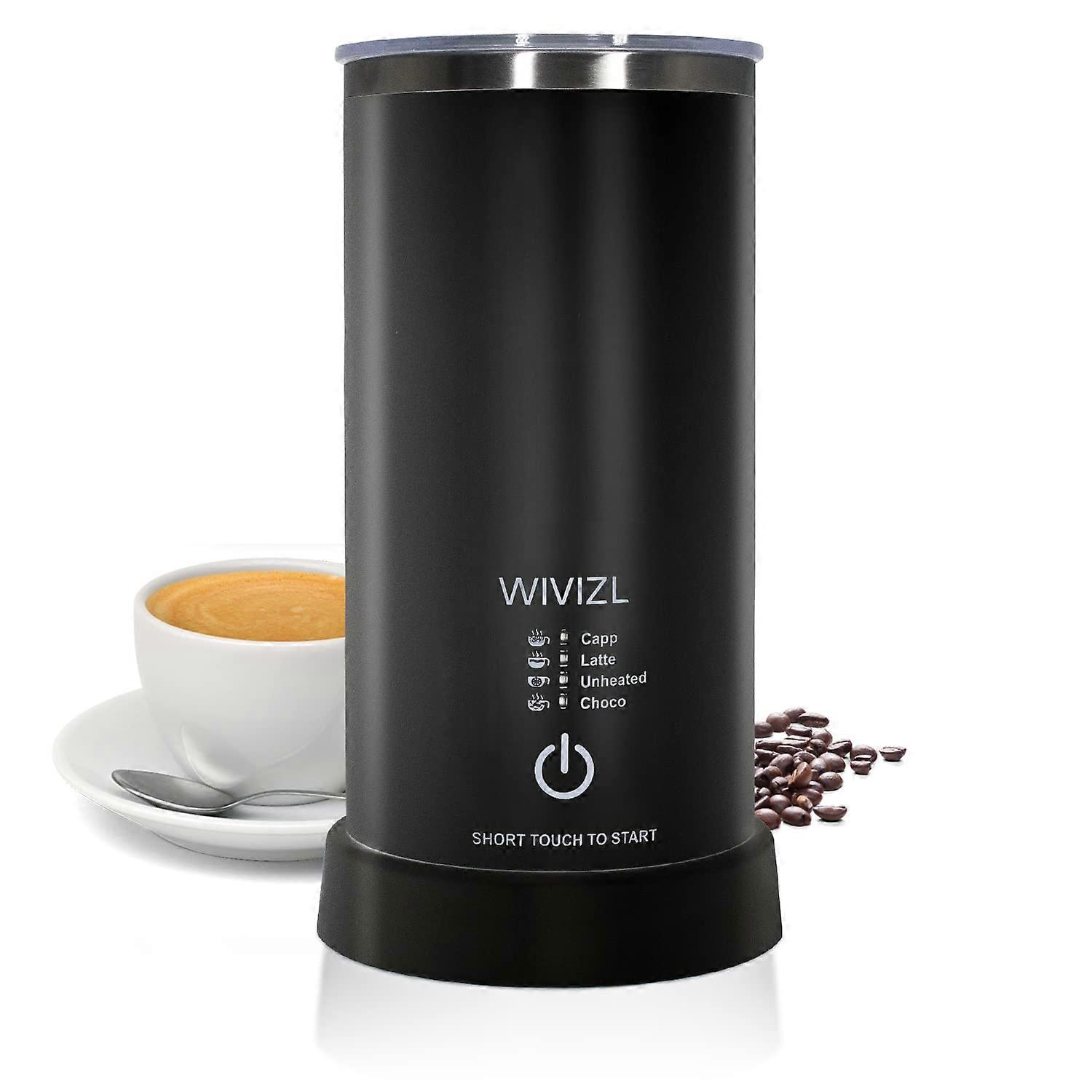 Electric 4-Mode Multifunction Milk Frother and Steamer for Foam Making Heating 8.4oz/250ml
