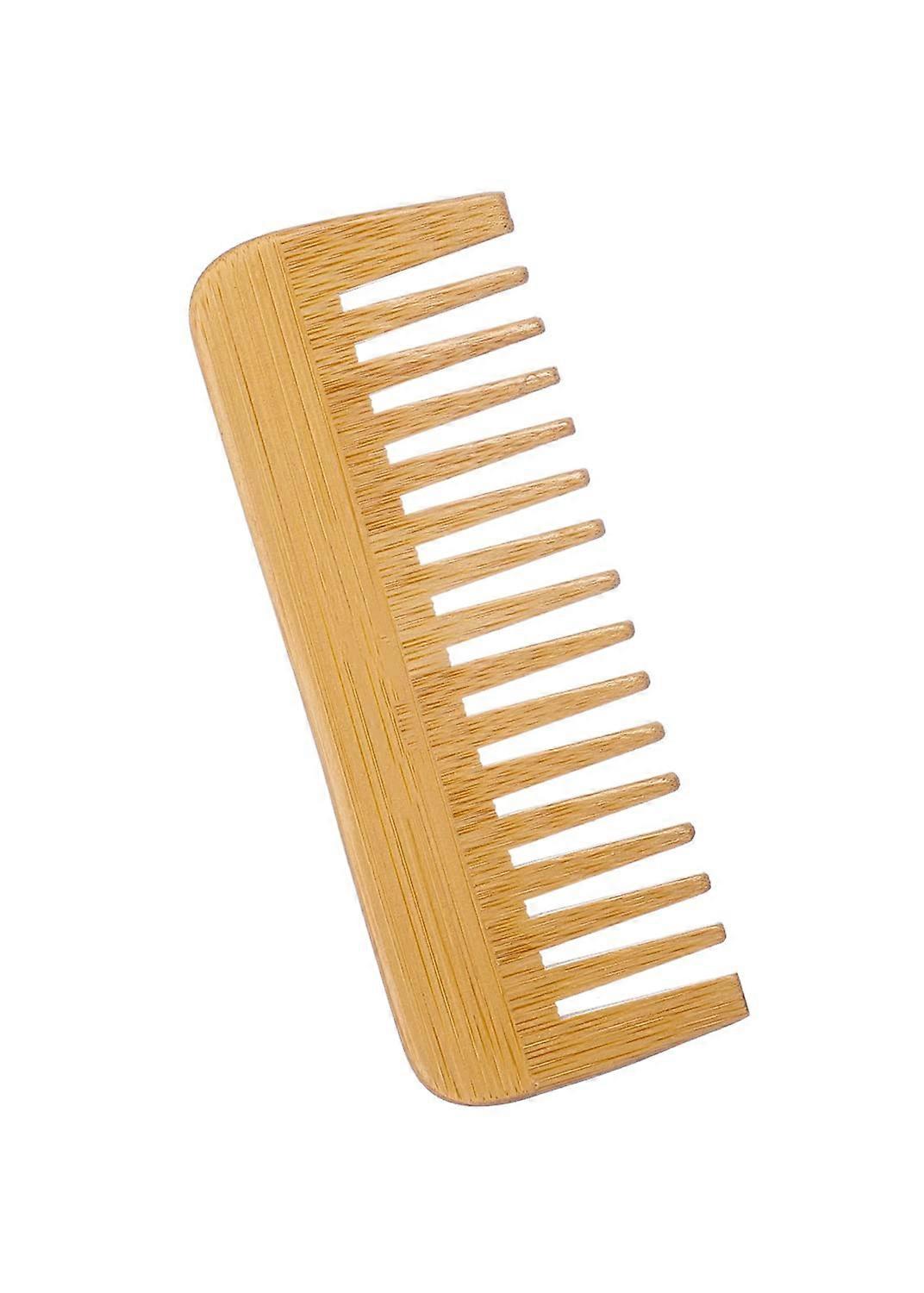 Wide-Tooth Large Wooden Comb for Hair Styling and Shampooing, Anti-Static Design, No Handle, Eco-Friendly Material