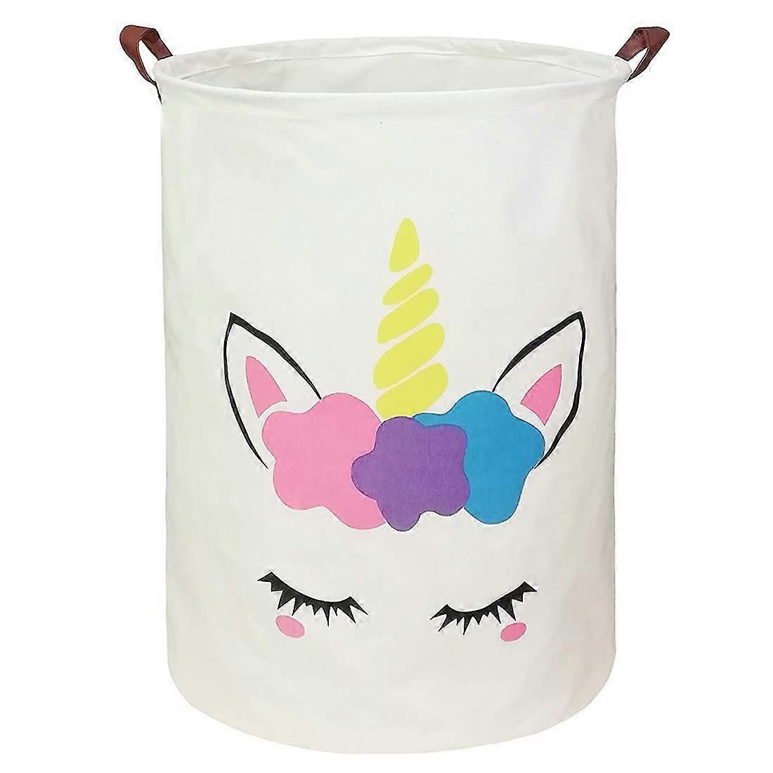 Large Storage Basket for Laundry Hamper and Bathroom Home Decor Collapsible Round Storage Bin