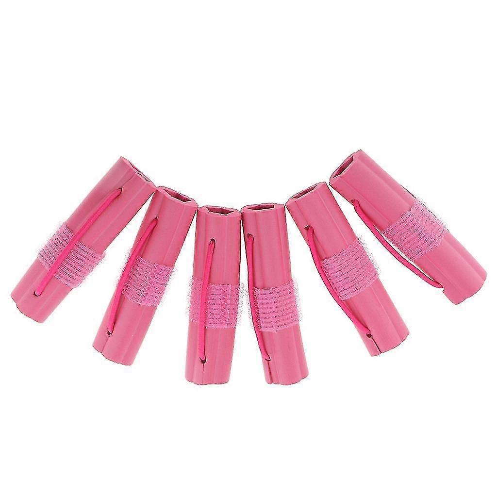 Set of 6 pieces Foam Rollers Sponge Hair Styling Soft Curler Twist DIY Tool