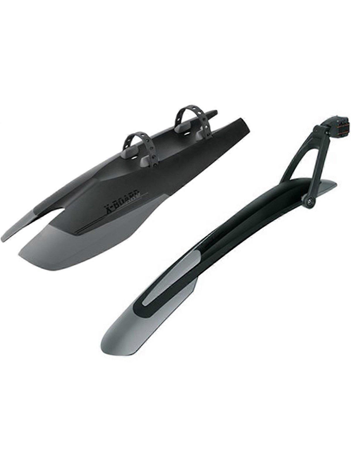 X-Board X-Blade 29 Set Dirtboard Mudguards Black One Size Compatible with Mountain Bikes and Road Bikes