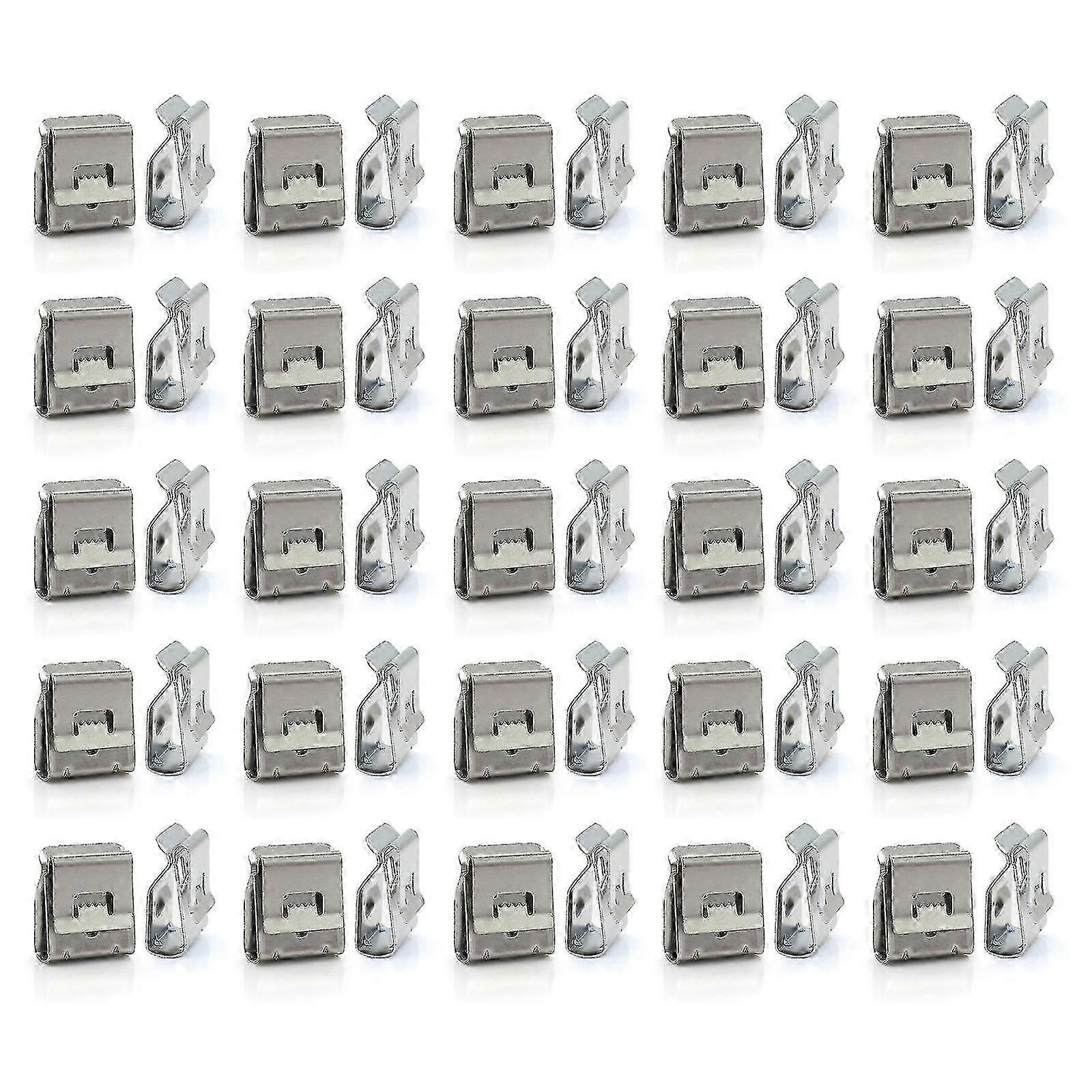 FFY 50pcs Solar Panel Cable Clips Management 2 Wire Pv Wire Clip Locking Fastener
