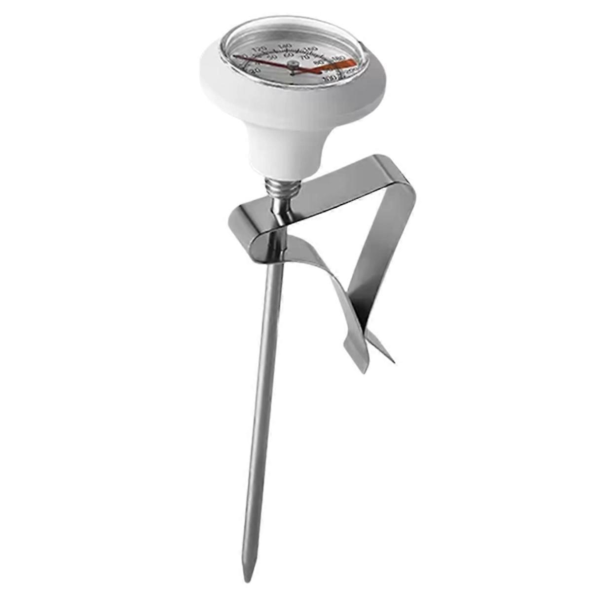 Pour-over Coffee Mechanical Thermometer, Cafe Tool White