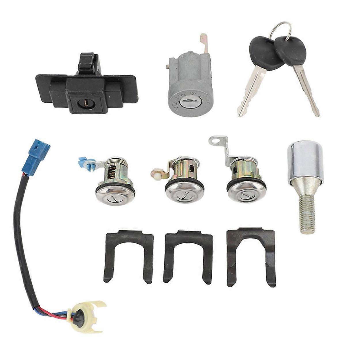 Car Full Lock Cylinder Key Set MR259111 Replacement