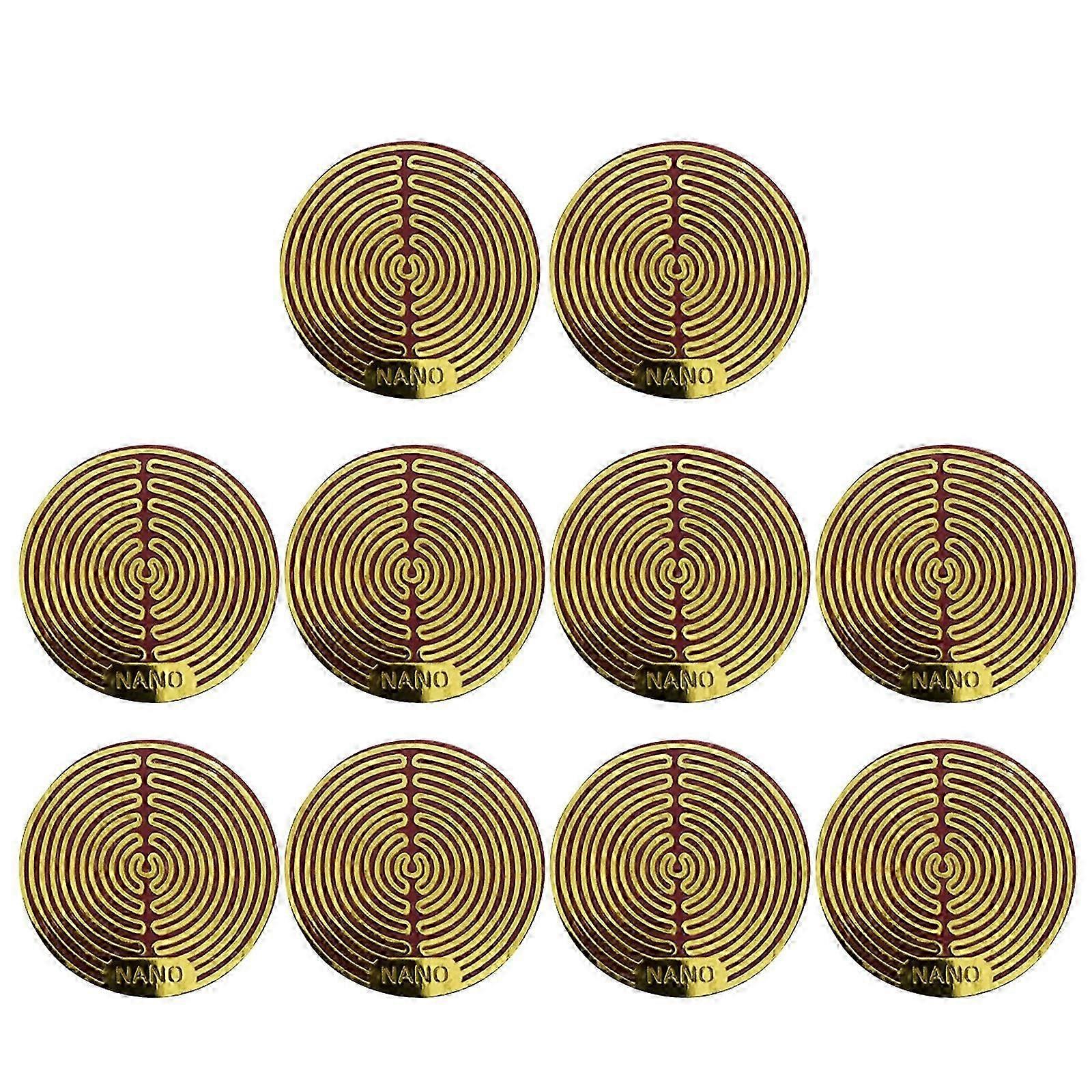 10pcs Anti Radiation Protector Shield EMF Protection Cell Phone Sticker EMR