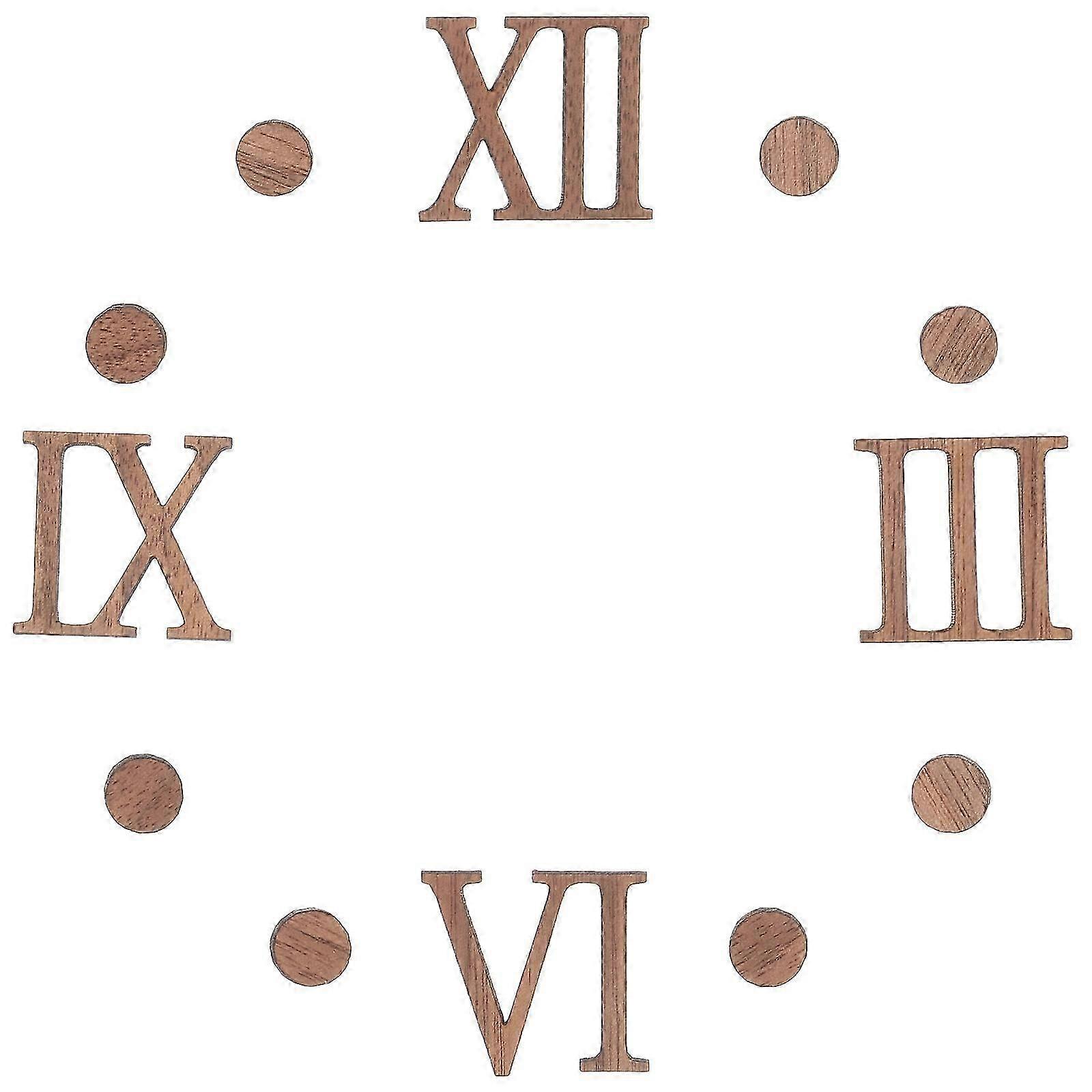 1 Set Wall Clock DIY Roman Numerals Numerais Relógio Kit Substituição Relógio Numerais Números do Relógio