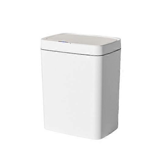 Automatischer Sensor-Mülleimer, Papierkorb mit Deckel, 15 l, großes Fassungsvermögen, USB-Aufladung, Badezimmer, intelligenter berührungsloser Mülleimer