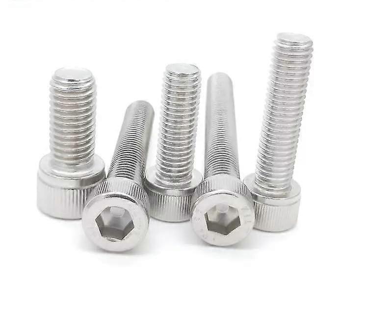 304 Stainless Steel Hexagon DIN912 Screw M3 M4 M5 Lengthening Cup Head Bolt 345MM Cylindrical Hexagon Specifications