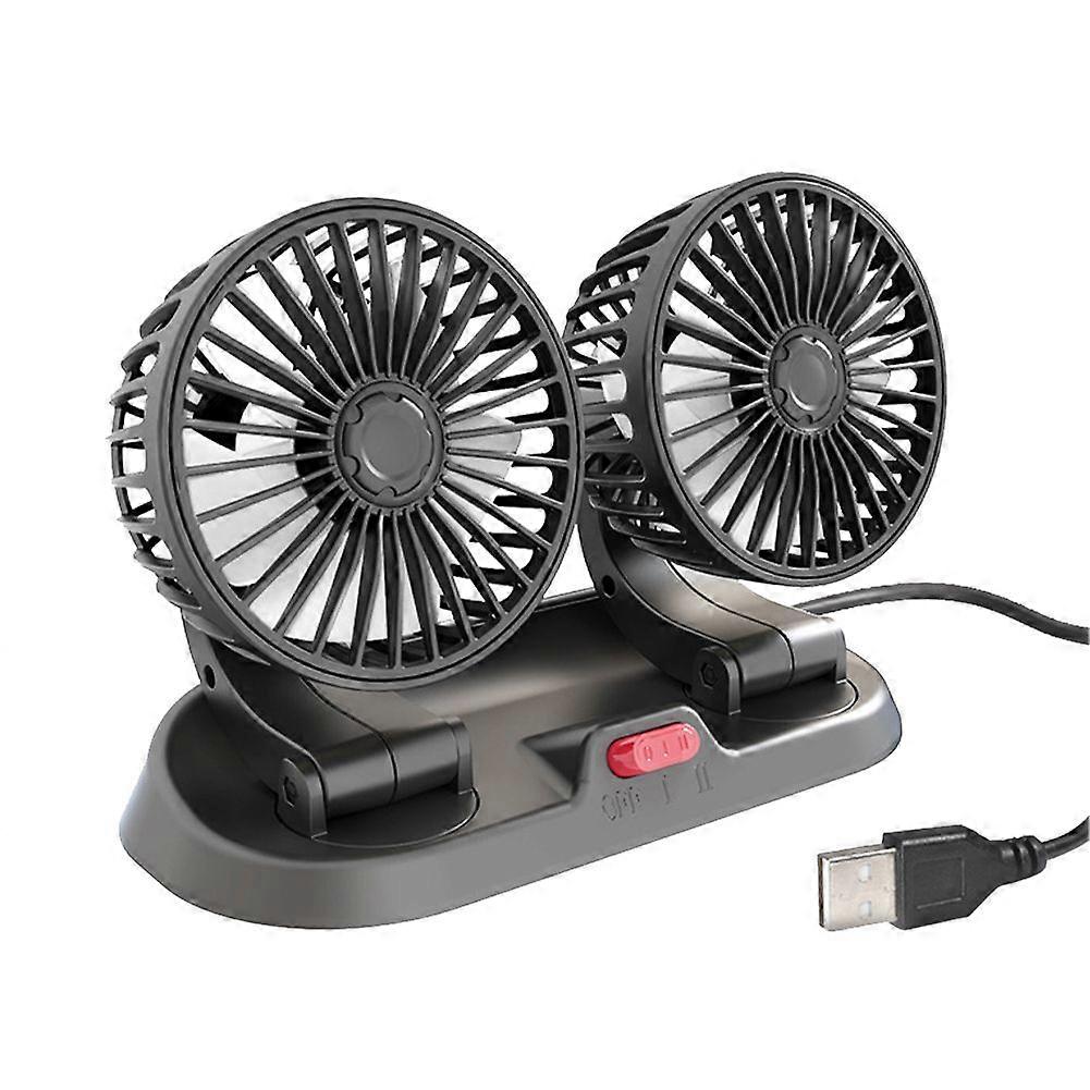 5V ανεμιστήρας αυτοκινήτων 12V 24V για τους ανεμιστήρες κυκλοφορίας αέρα ταμπλό Πολυ-γωνιακός περιστρεφόμενος ανεμιστήρας ψύξης φορτηγών αυτοκινήτων καλοκαίρι Ανεμιστήρας υψηλής ροής αέρα