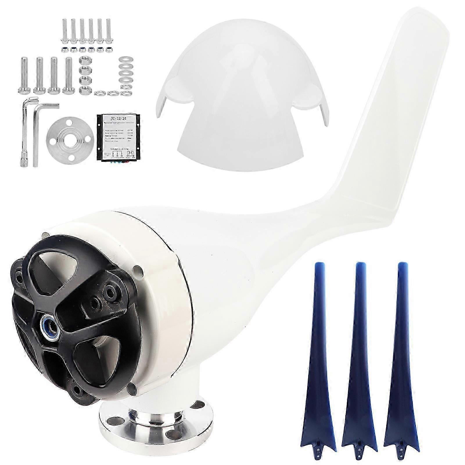 100W Wind Turbines Generator Kit 3 Blade Aerogenerator With Controller Accessoryblue 48v